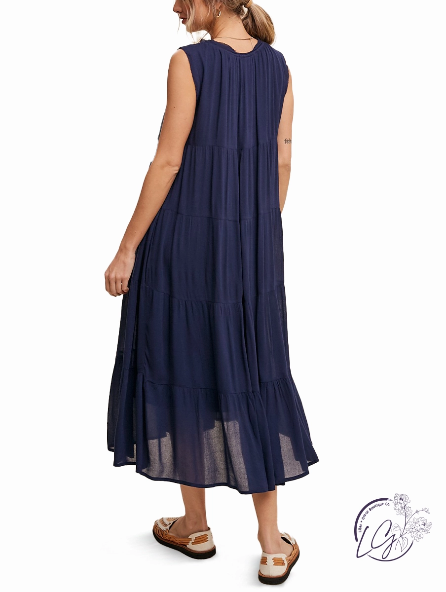 Metro Boho Flowy Maxi Dress