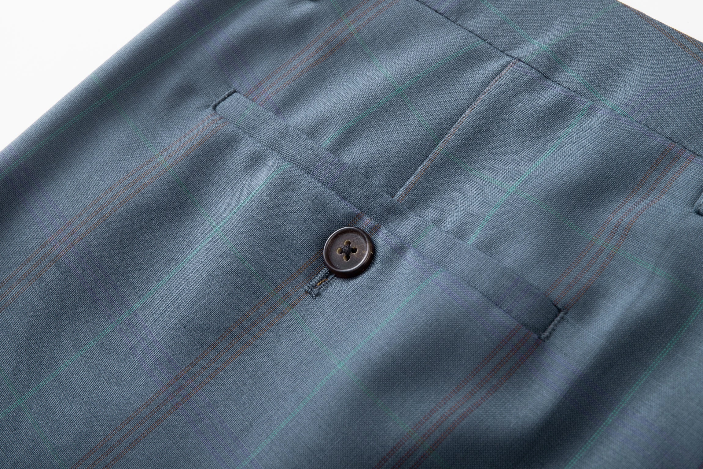 Mid-rise Wool-blend Slim-fit Checked Trousers