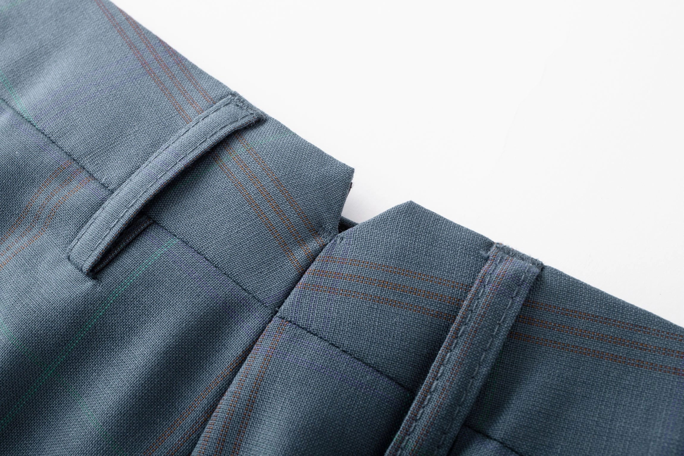 Mid-rise Wool-blend Slim-fit Checked Trousers