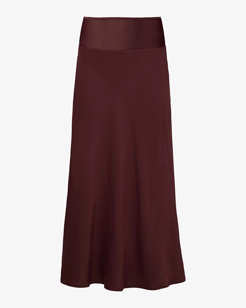 Midi Chiffon Cutout Skirt