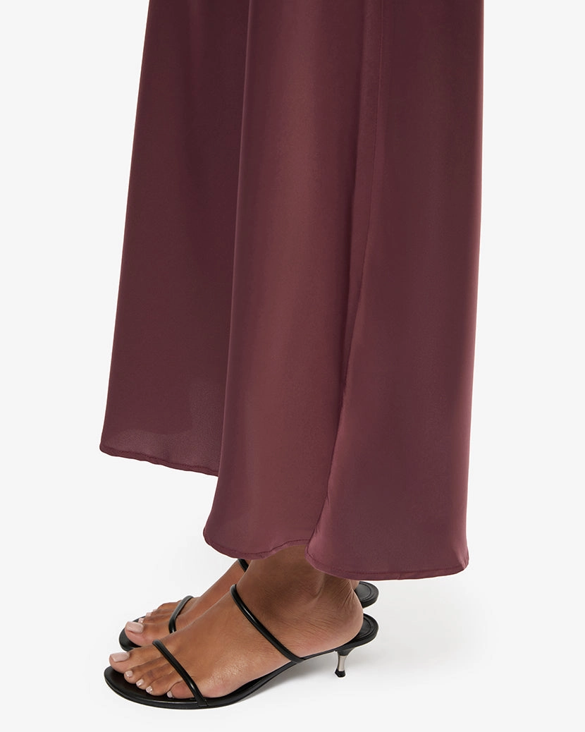 Midi Chiffon Cutout Skirt