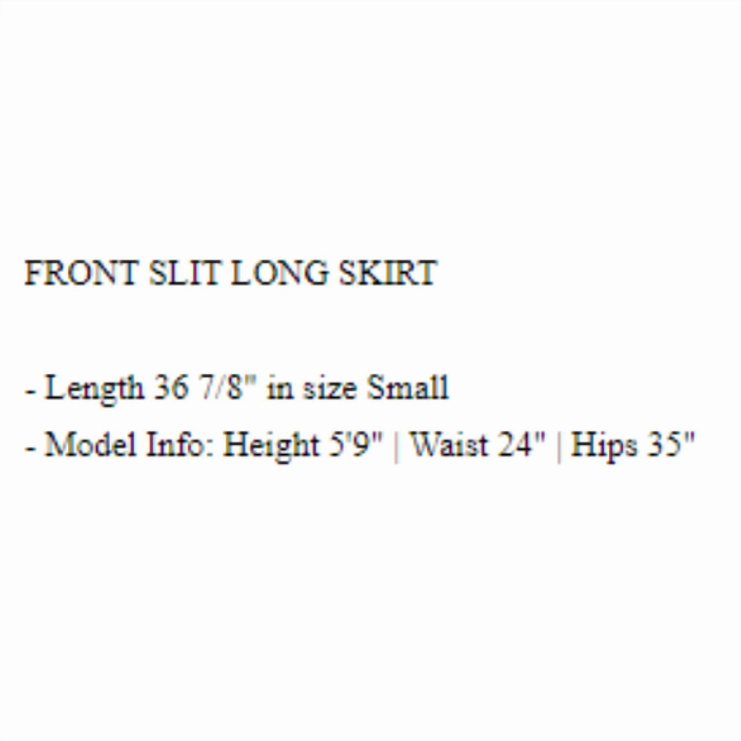 Midi-Maxi Denim Skirt In Medium Wash