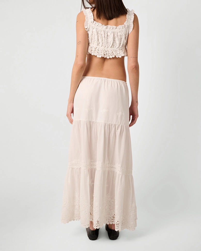 Midi Pull On Skirt