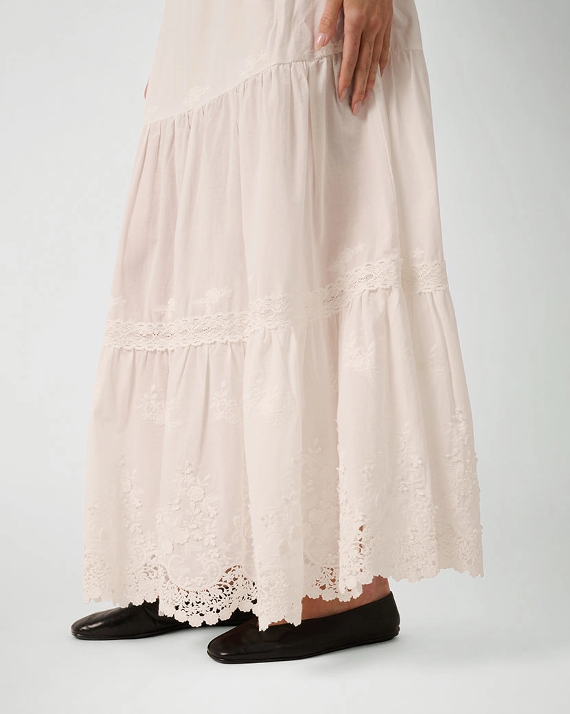 Midi Pull On Skirt