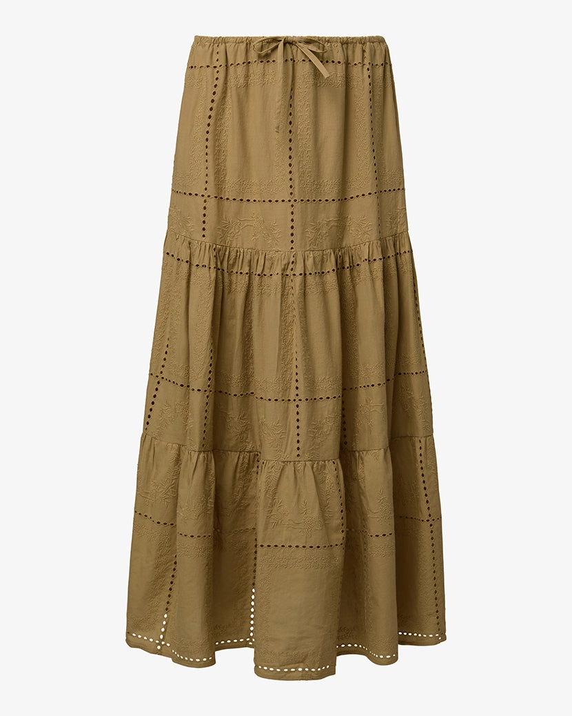 Midi Pull On Skirt