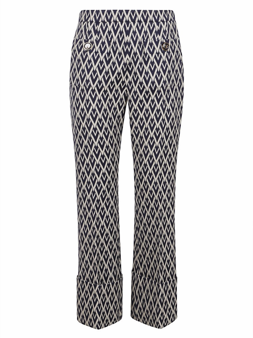 Midnight Blue Tailored Pants