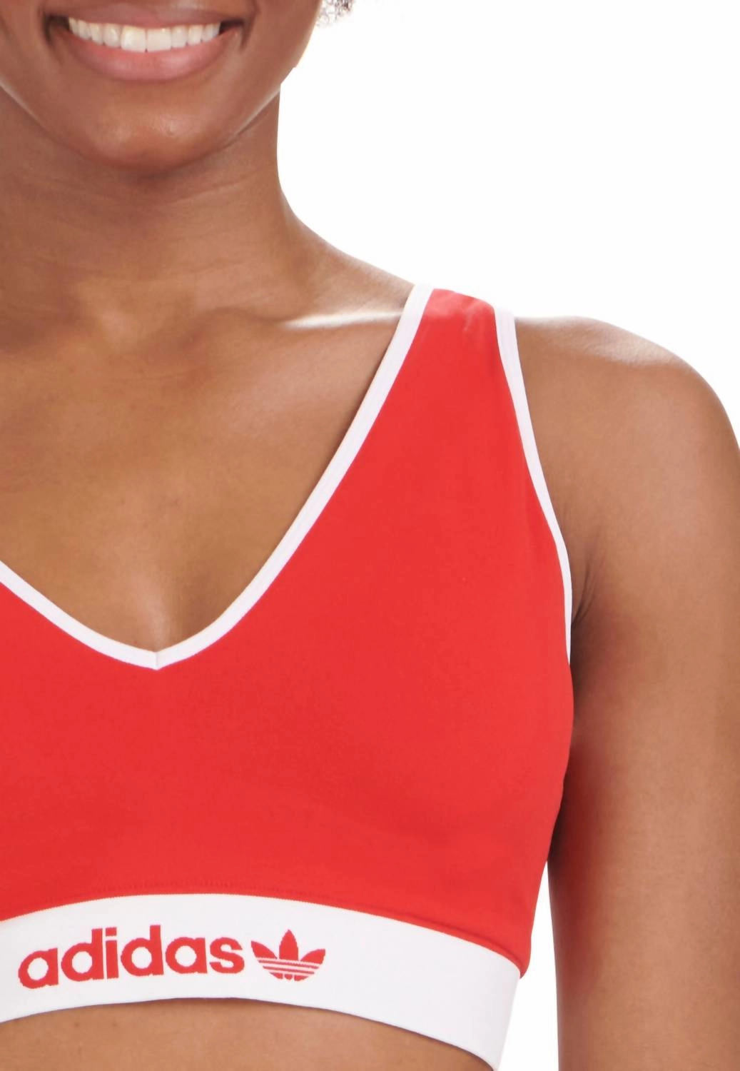Modern Flex Scoop Lower Back Bralette In Red