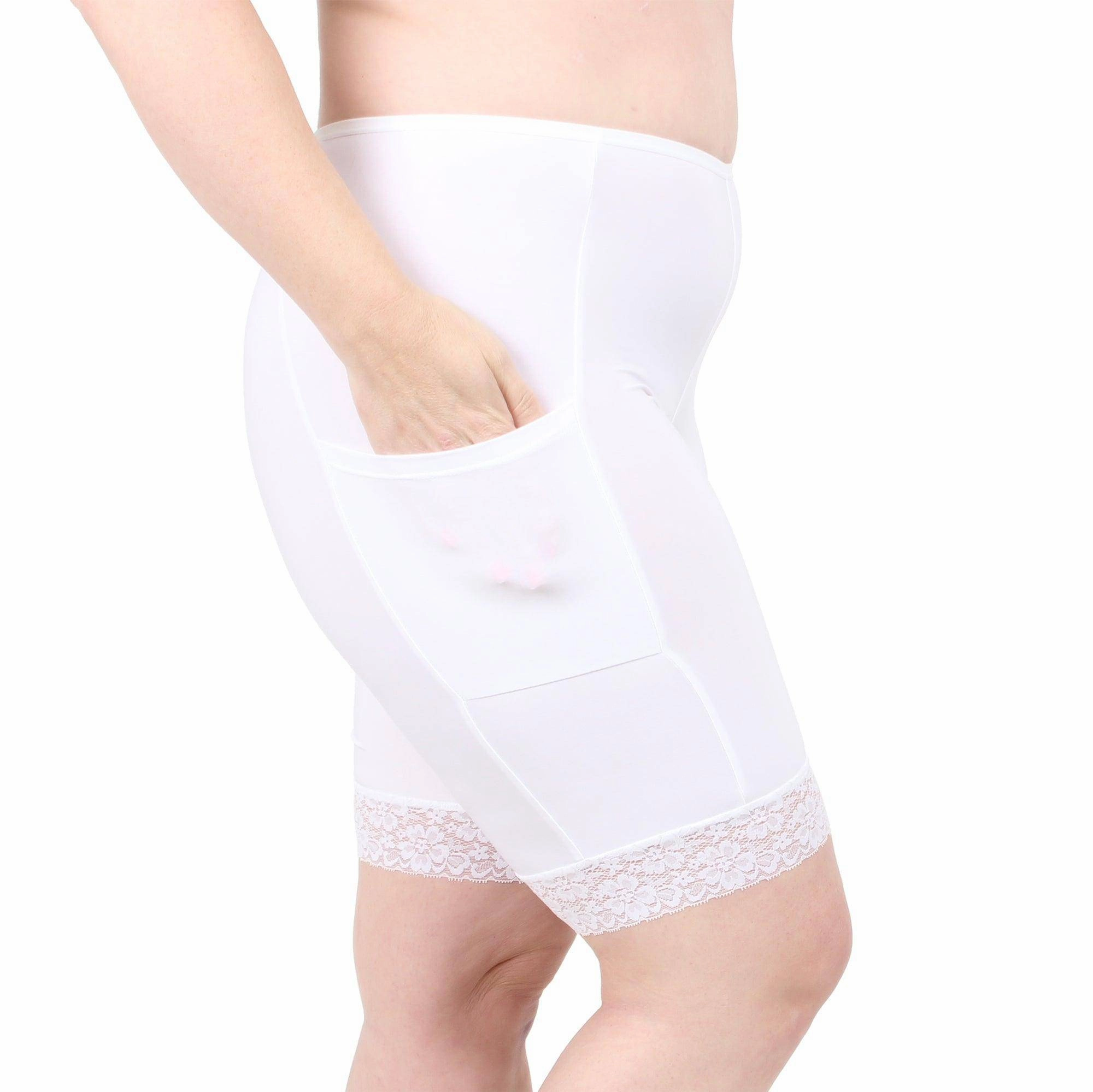 Moisture Wicking Shortlette Slipshort with Pockets 9"