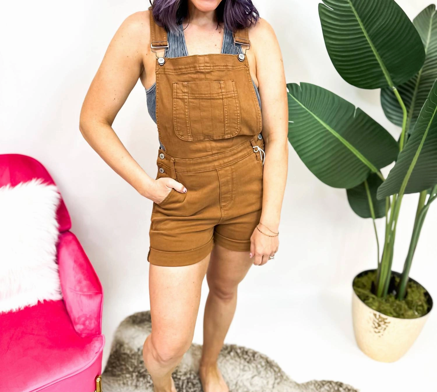 Moments Overalls In Mocha