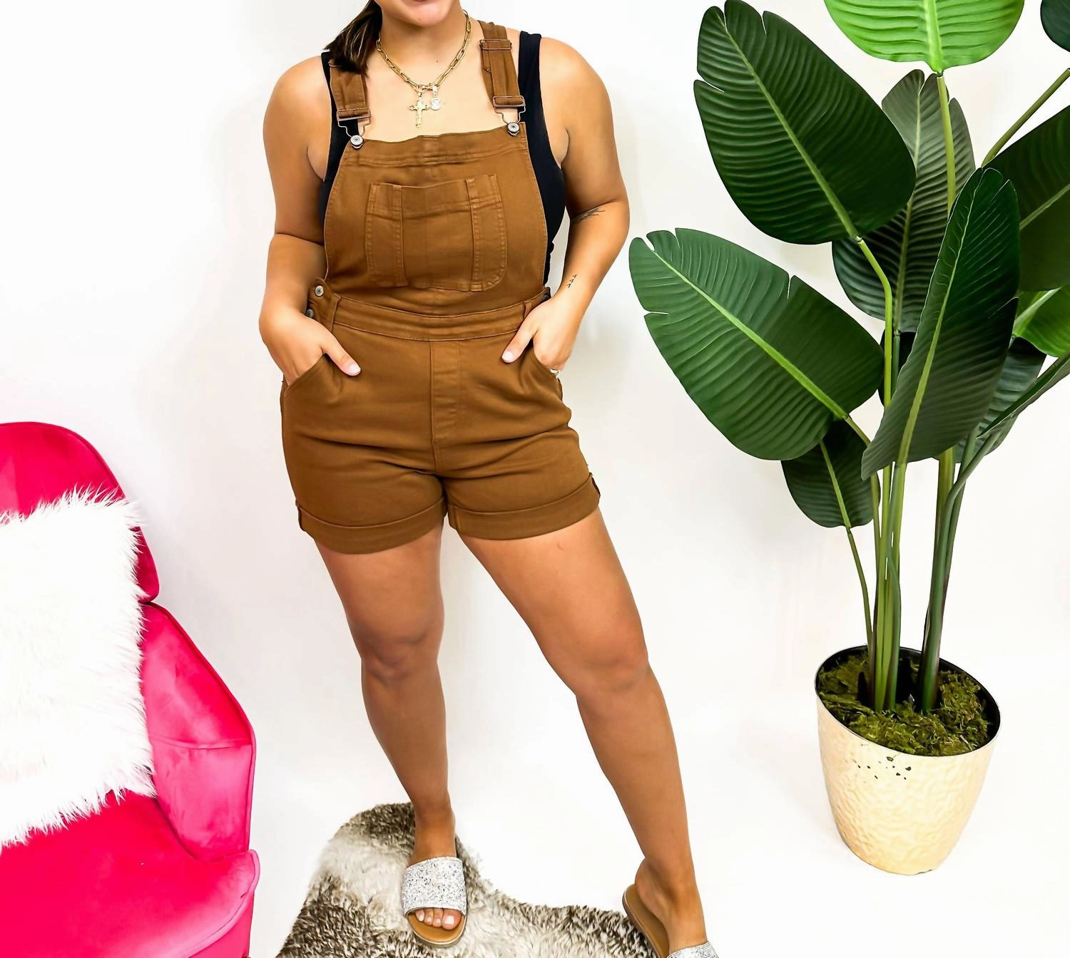 Moments Overalls In Mocha