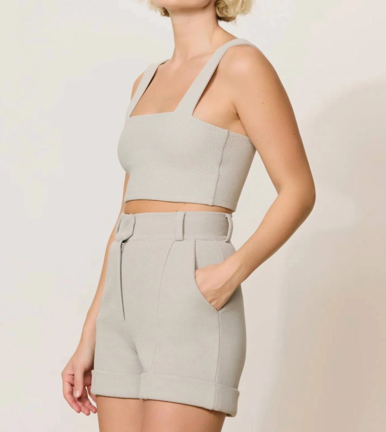 Moon Classic Bandeau Bra In Mirage Grey