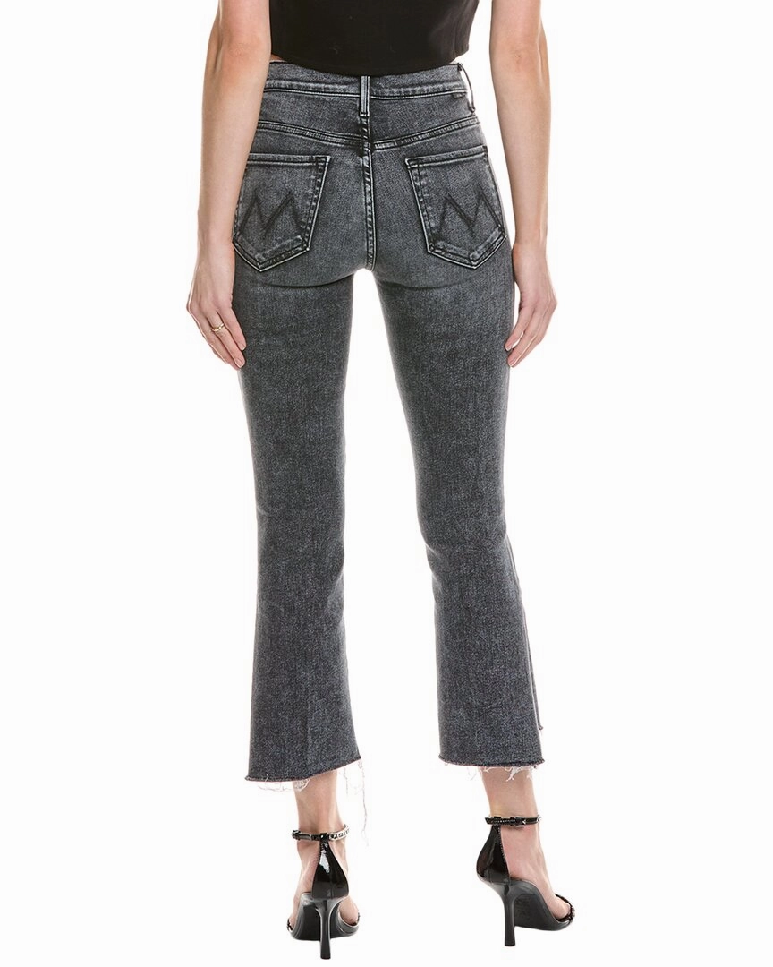 MOTHER The Insider Crop Step Fray Train Stops Jean