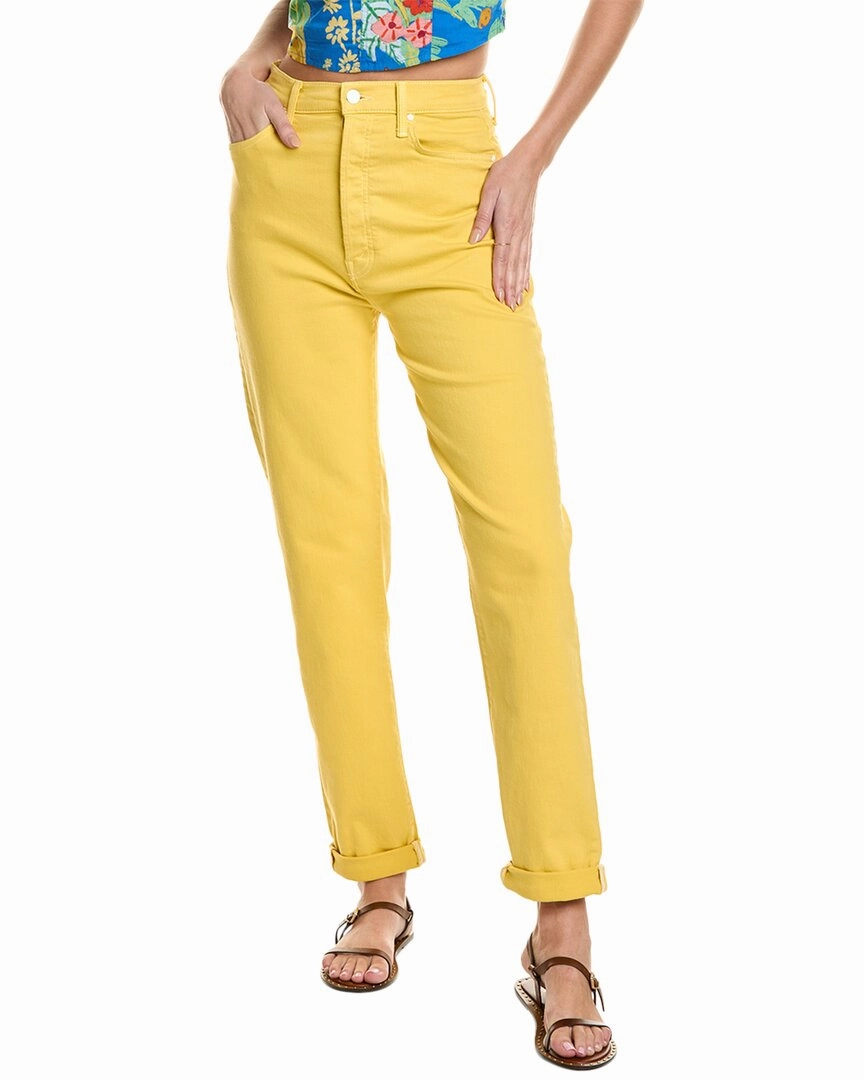 MOTHER The Tune Up Bona Fide Hover Primrose Yellow Jean