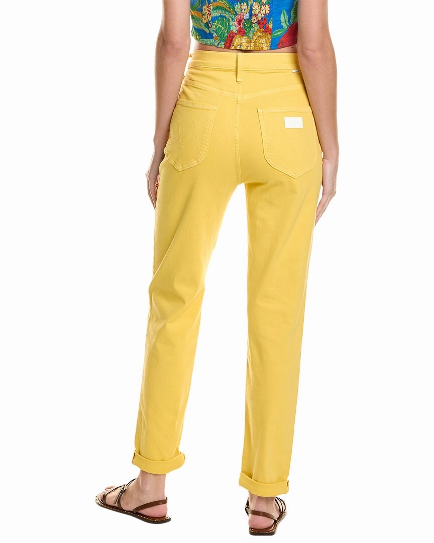 MOTHER The Tune Up Bona Fide Hover Primrose Yellow Jean