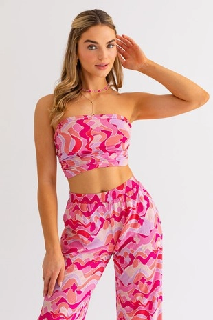 Moving and Grooving Crop Top