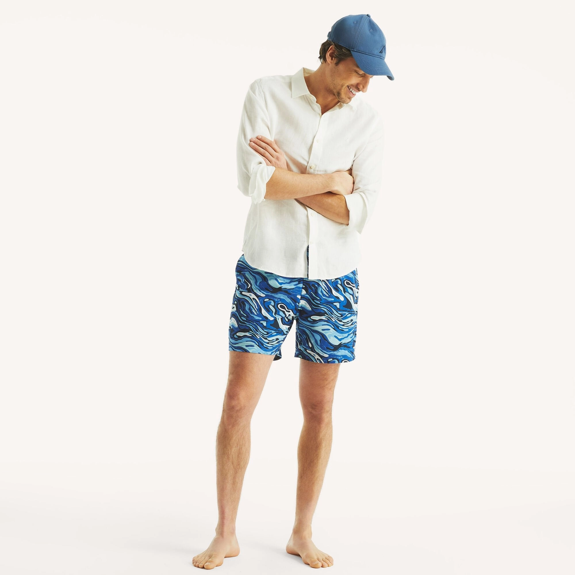 Nautica Mens 6" Quick-Dry Swim