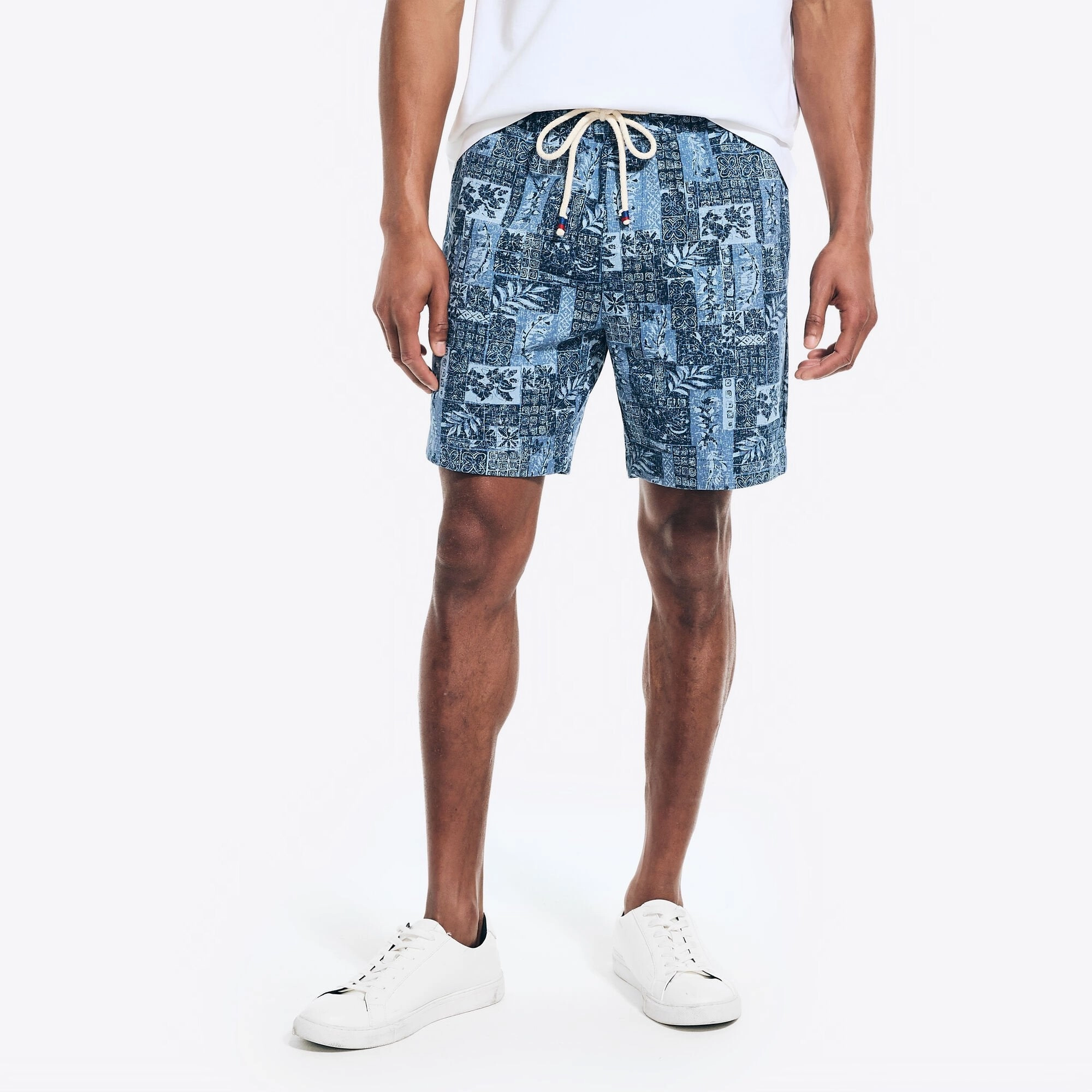 Nautica Mens 7" Pull-On Printed Boardwalk Short