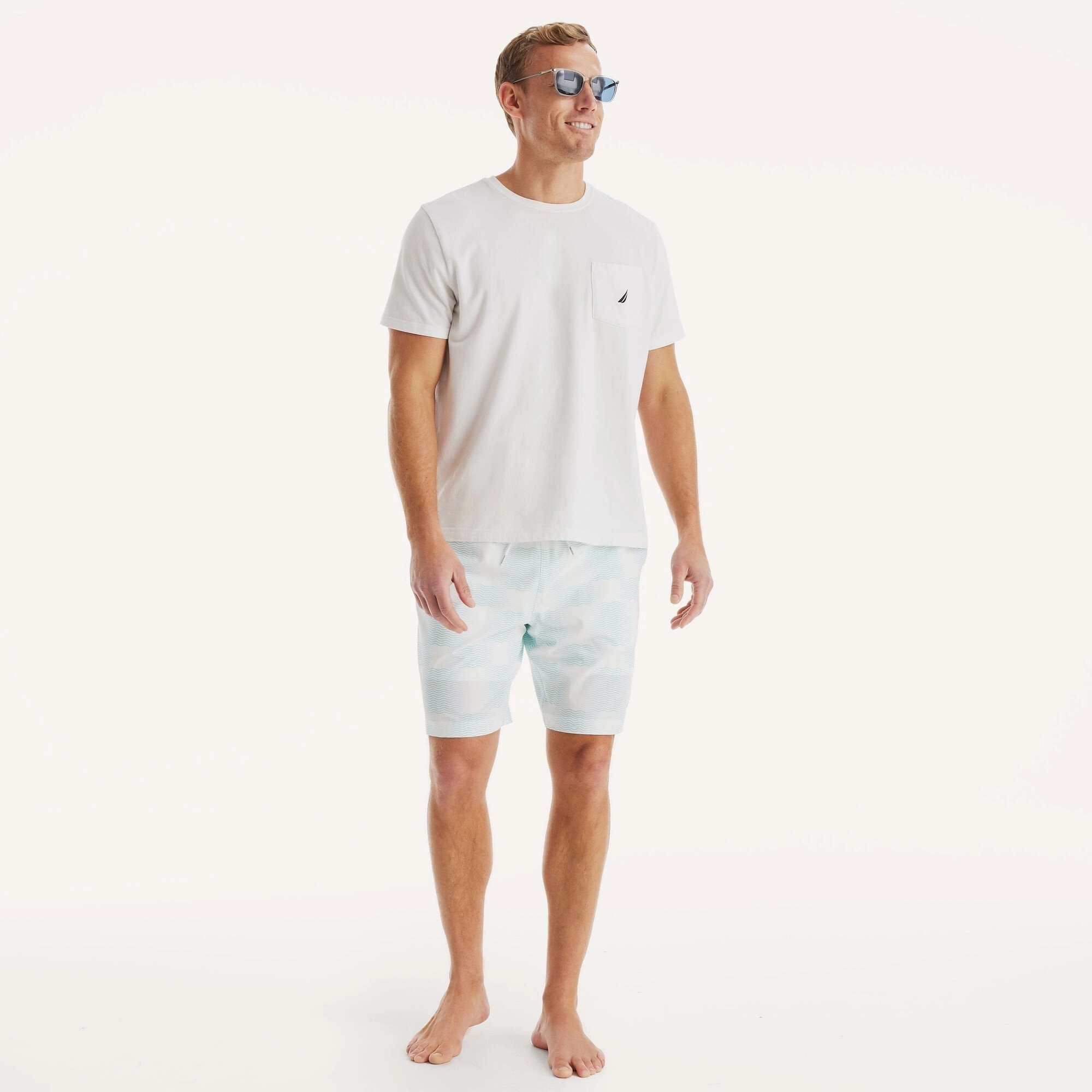 Nautica Mens 8" Quick-Dry Swim