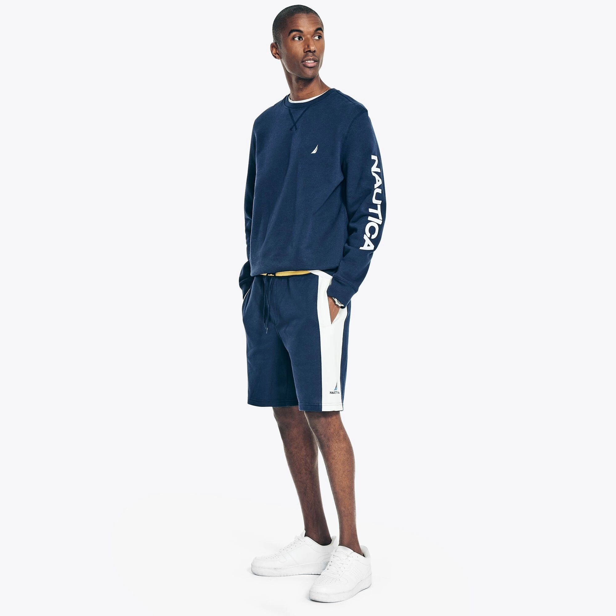 Nautica Mens 9" Colorblock Short