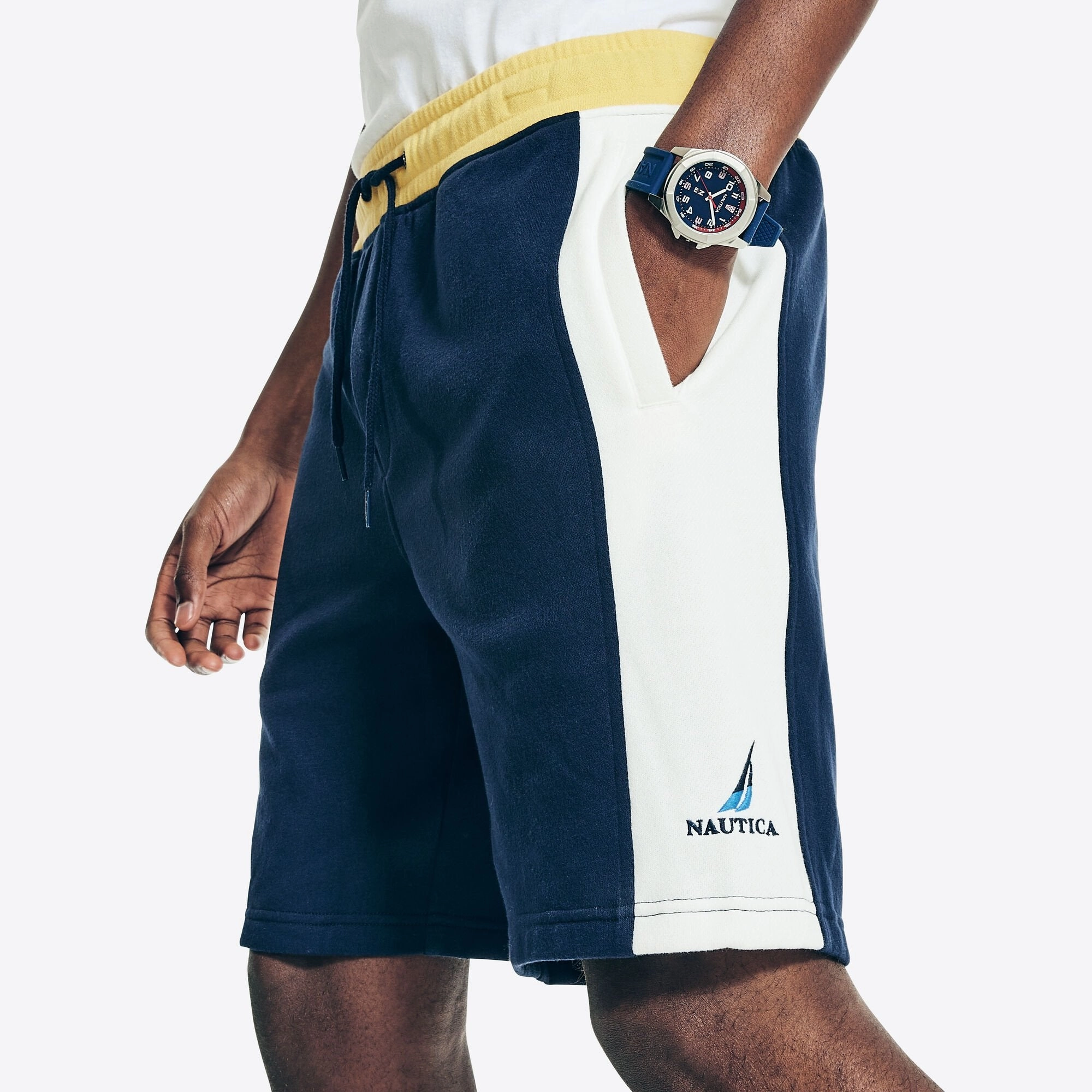 Nautica Mens 9" Colorblock Short