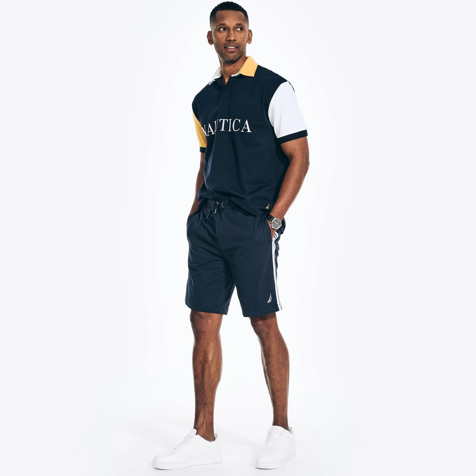 Nautica Mens 9" Terry Short