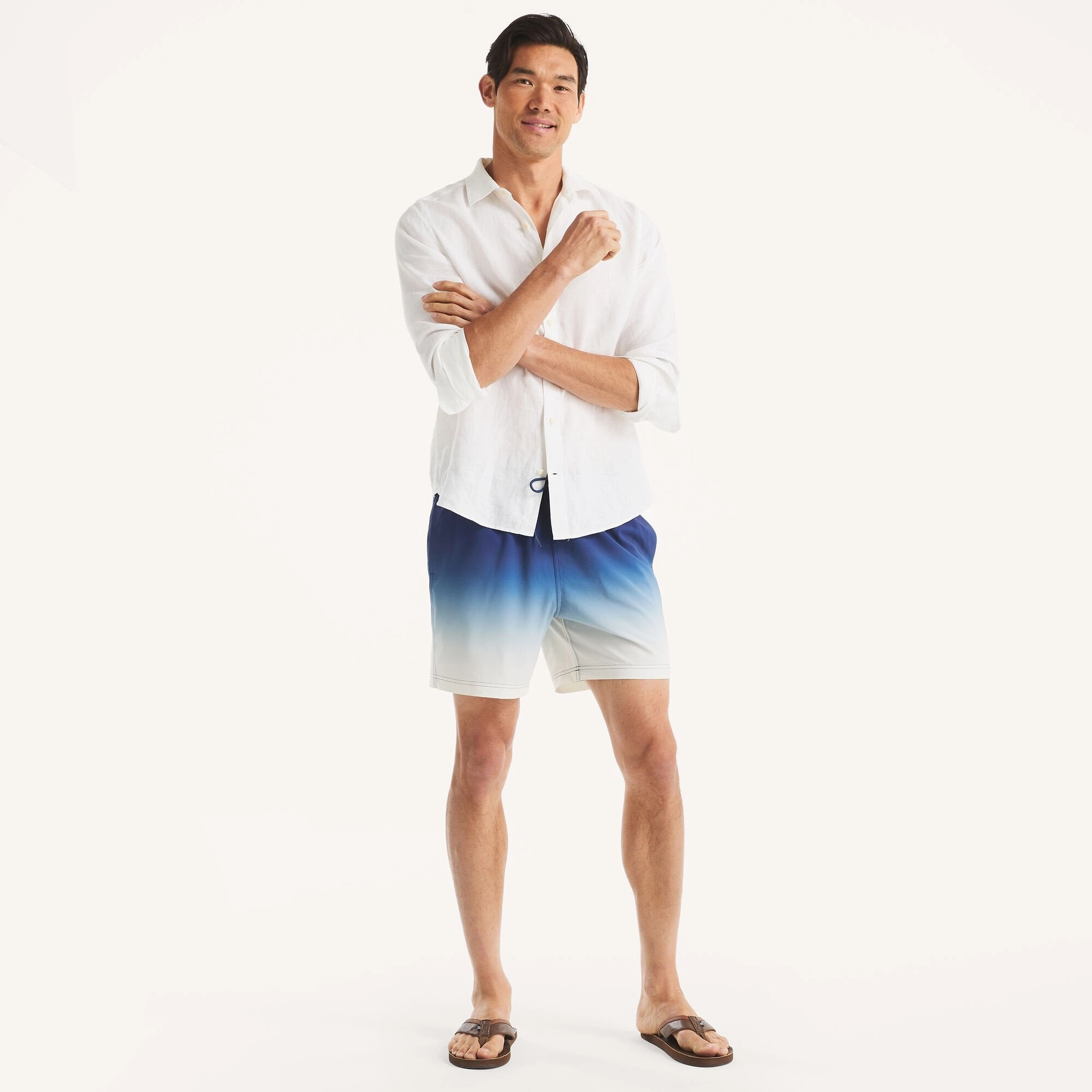 Nautica Mens Beach Boys X Nautica 6" Quick-Dry Swim