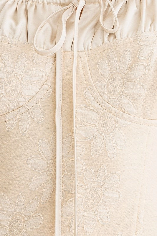 Newport Manor Cream Floral Top