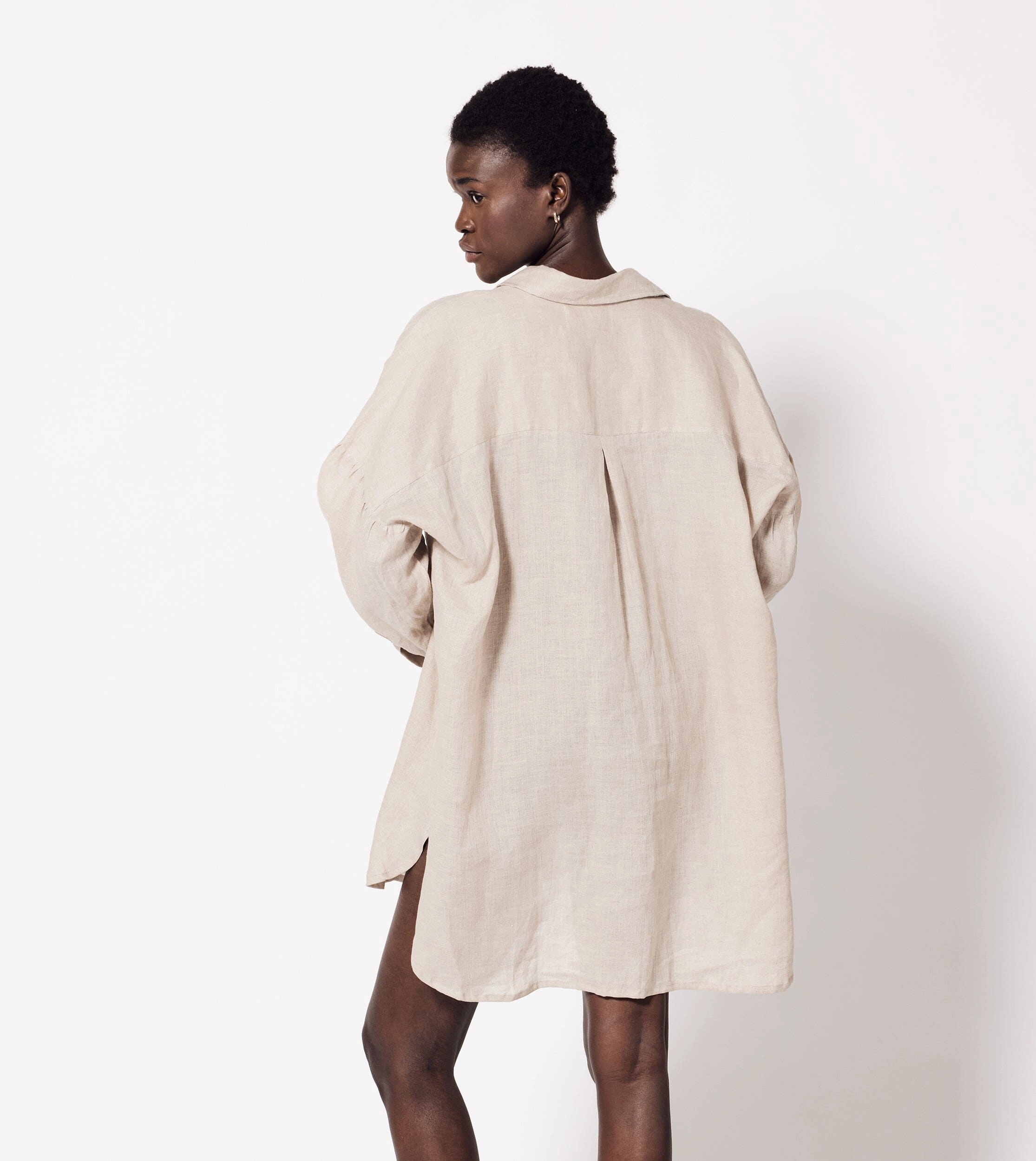 Nusa Button Up | Oatmeal