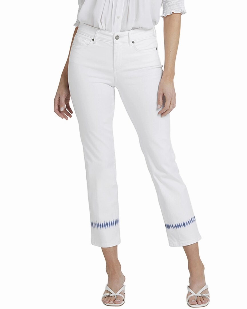 NYDJ Petite Marilyn Wave Tie Dye Straight Leg Jean