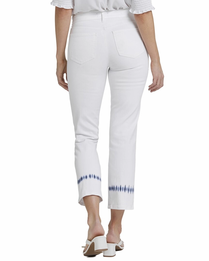 NYDJ Petite Marilyn Wave Tie Dye Straight Leg Jean