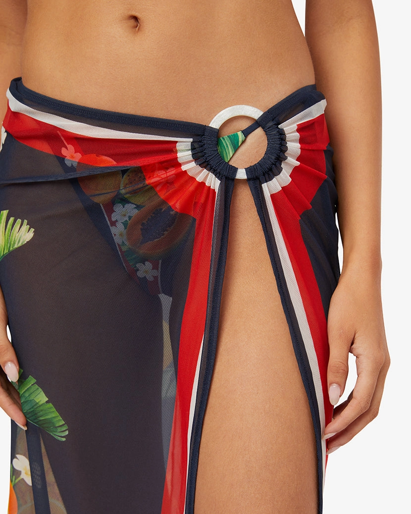O-ring Midi Skirt