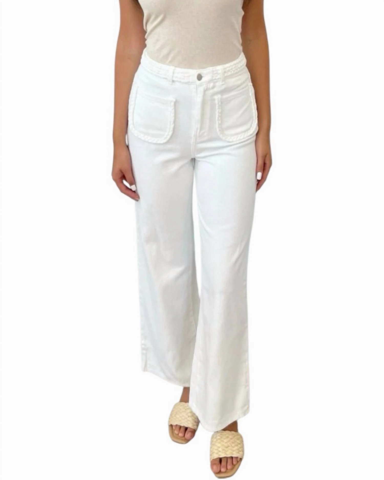 Oakleigh Jeans In Crisp White