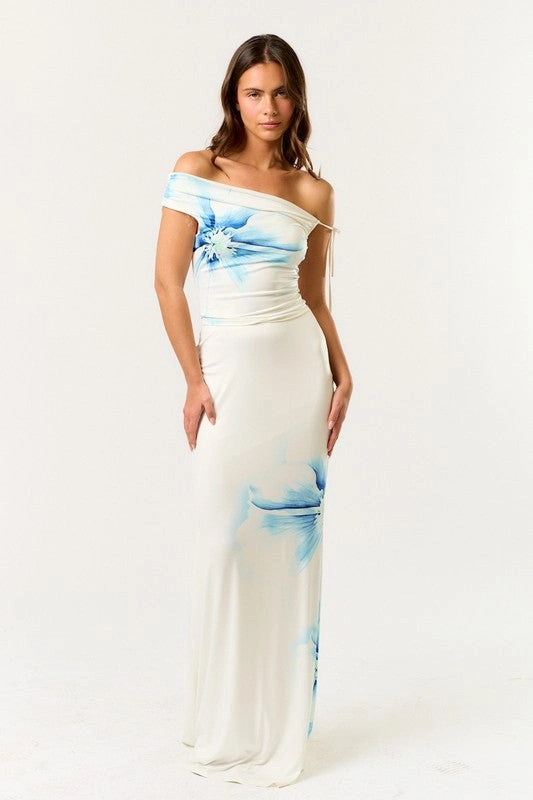 Ocean Mist Off Shoulder Top