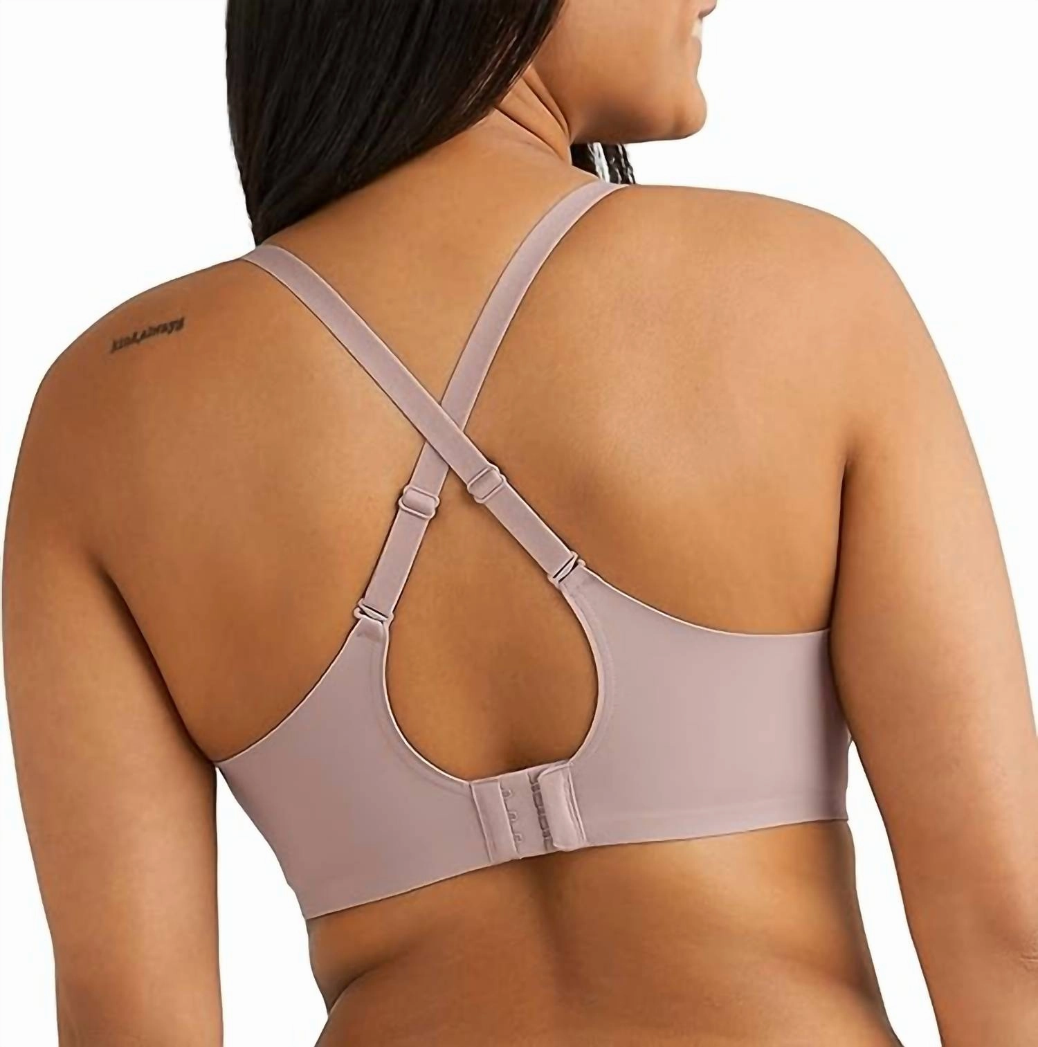 One Fab Fit Wire-Free T-Shirt Bra In Iced Mocha Leopard