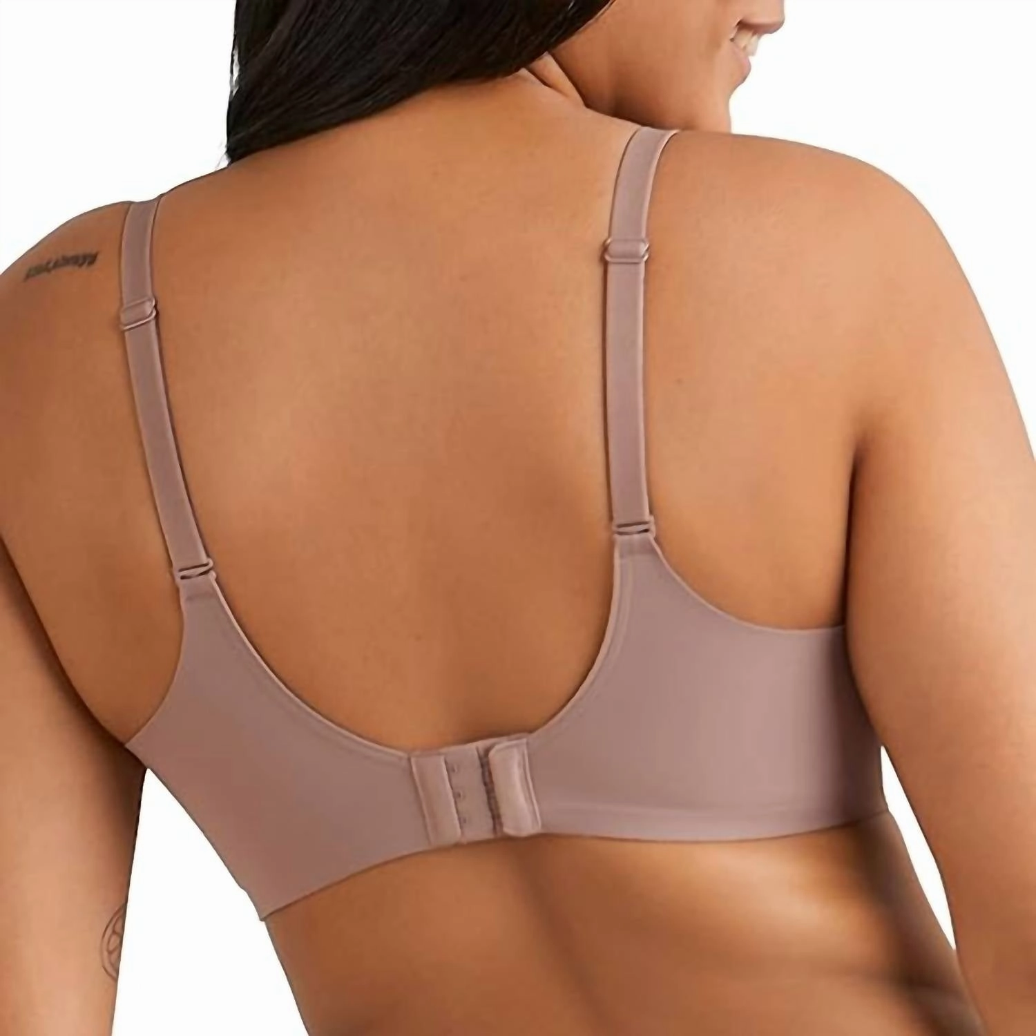 One Fab Fit Wire-Free T-Shirt Bra In Iced Mocha Leopard