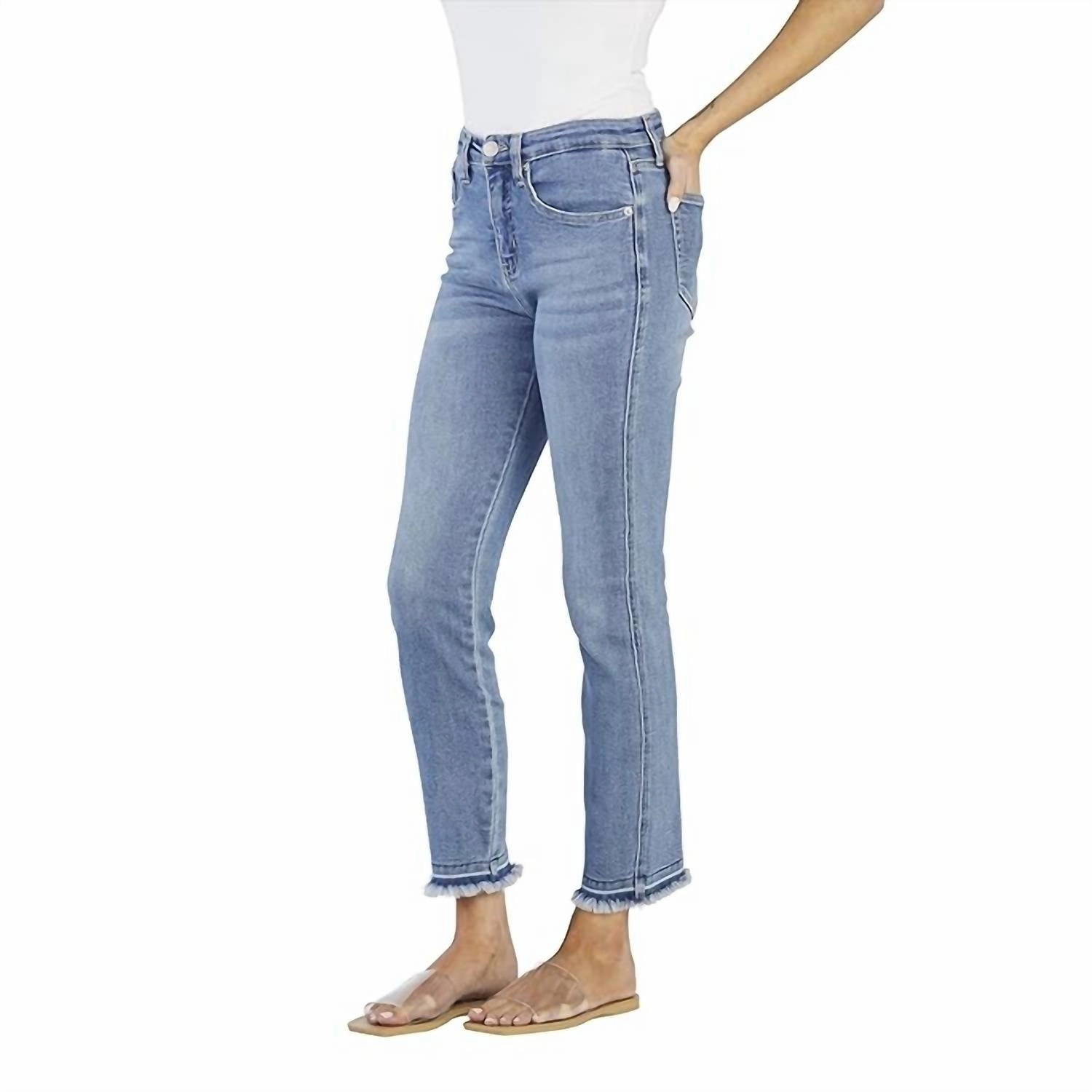 Opal Straight Leg Jeans In Blue