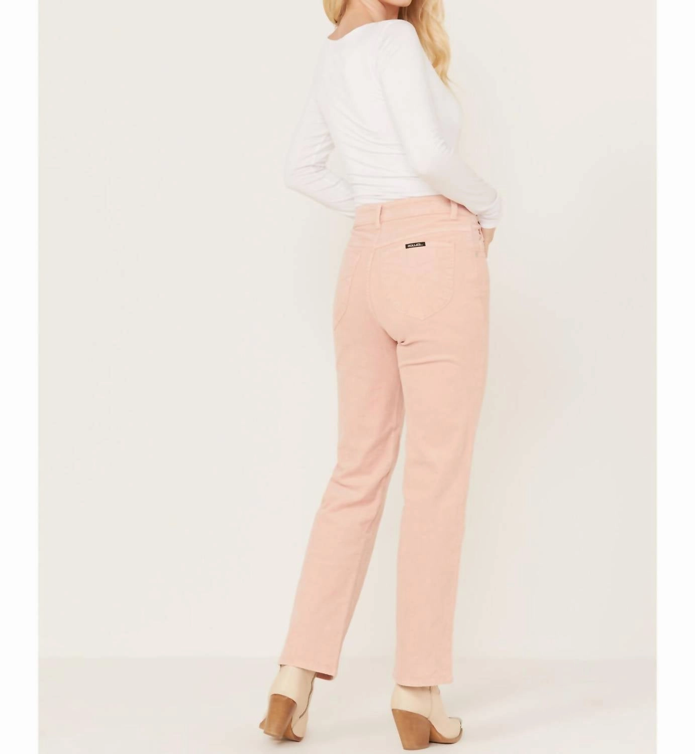 Original Straight Pants In Pink Peony