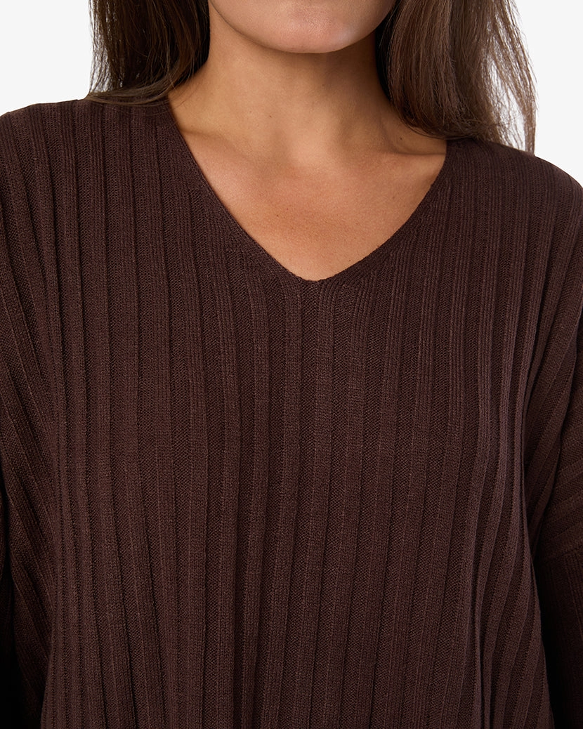 Oversized V Neck Sweater
