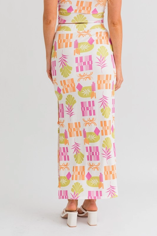 Palm Springs Party Midi Skirt - Extra Small