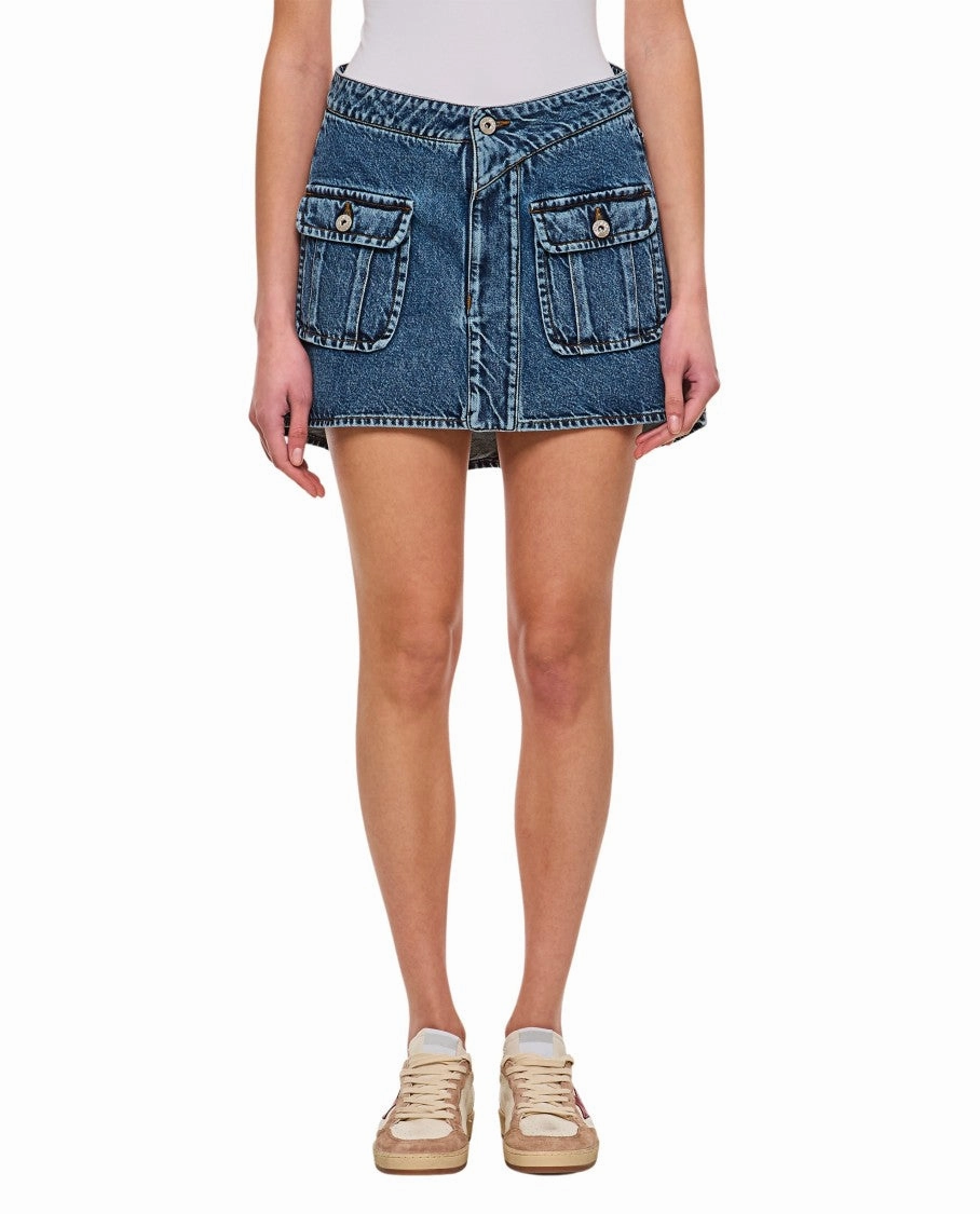 Patch Pocket Mini Skirt