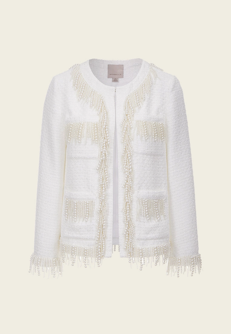 Pearl-detail Jacket