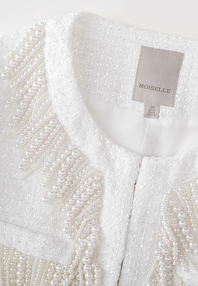 Pearl-detail Jacket