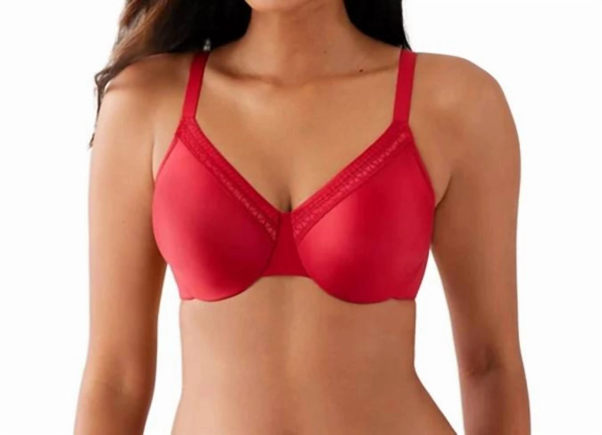 Perfect Primer Full Figure Underwire Bra In Equestrian Red