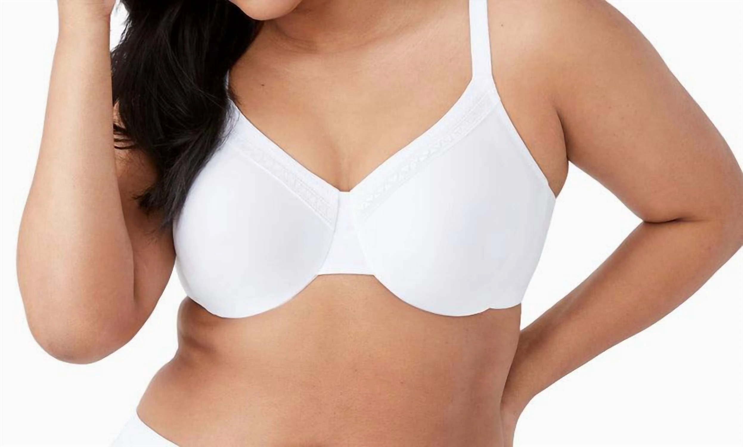 Perfect Primer Full Figure Underwire Bra In White