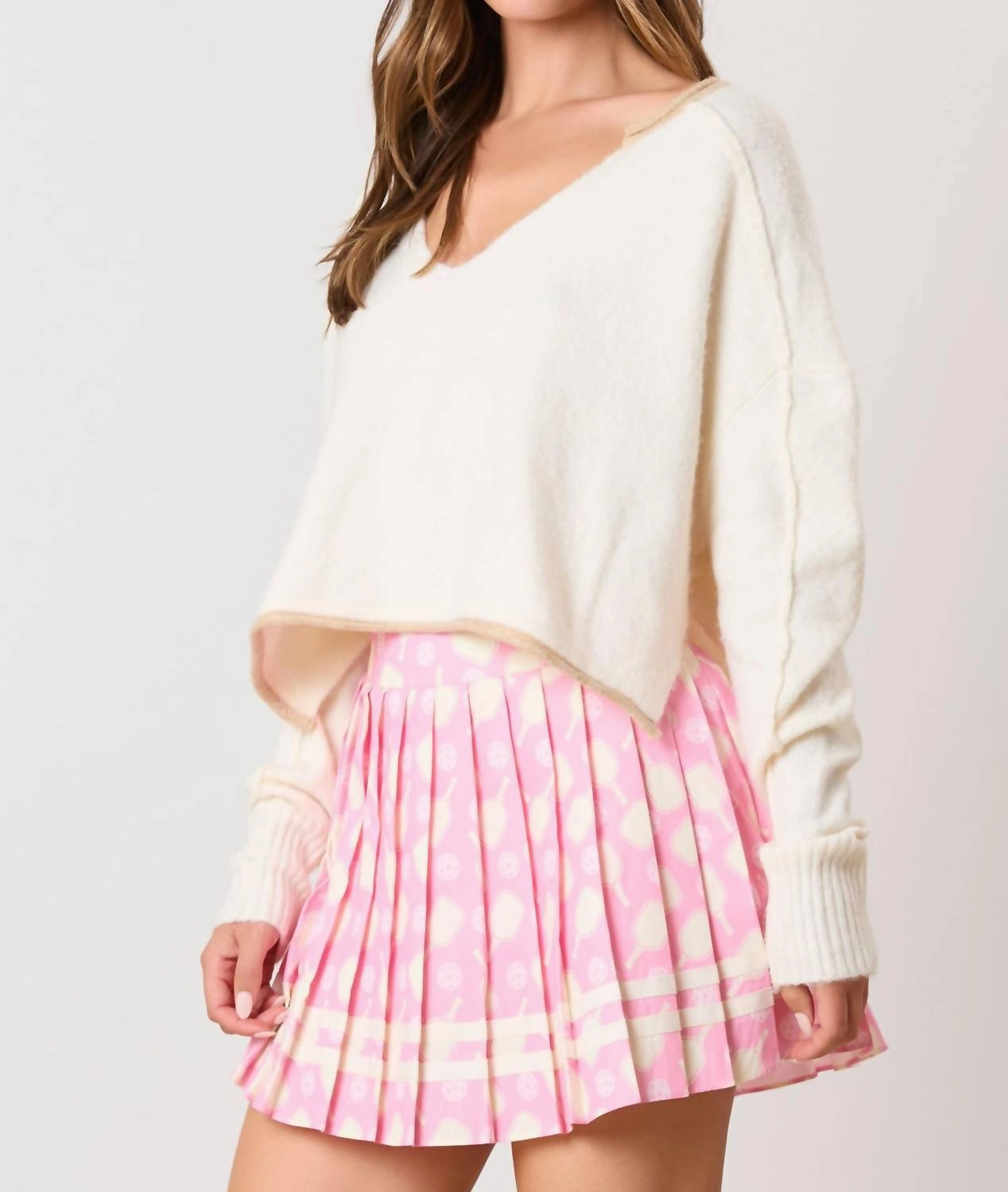 Pickle Paddle Mini Skirt In Pink