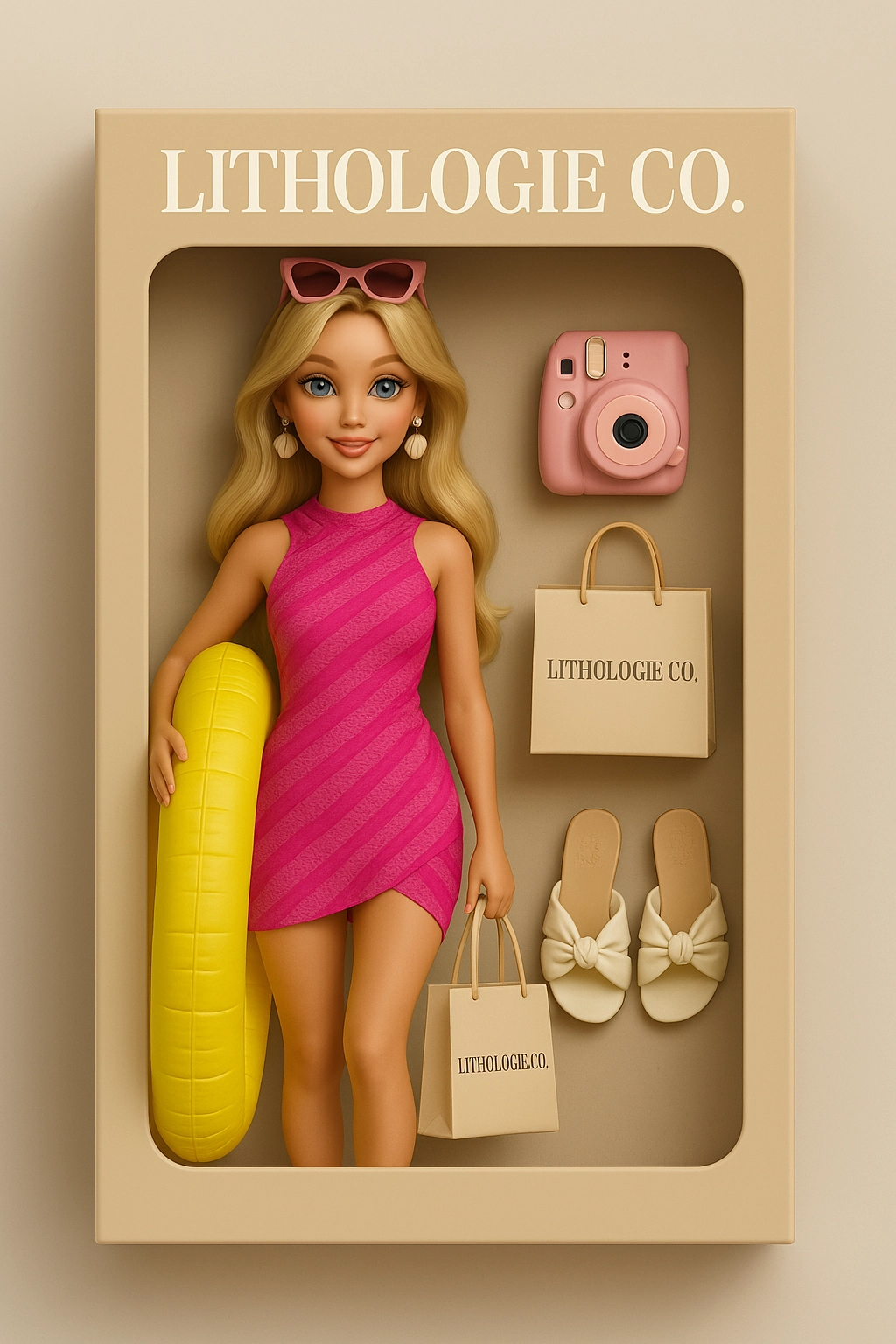 Pink Lemonade Poolside Mini Dress