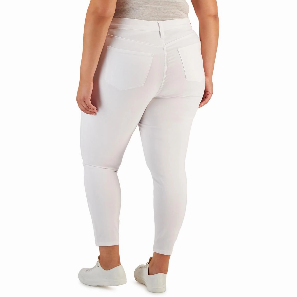 Plus Womens High Rise Stretch Skinny Jeans
