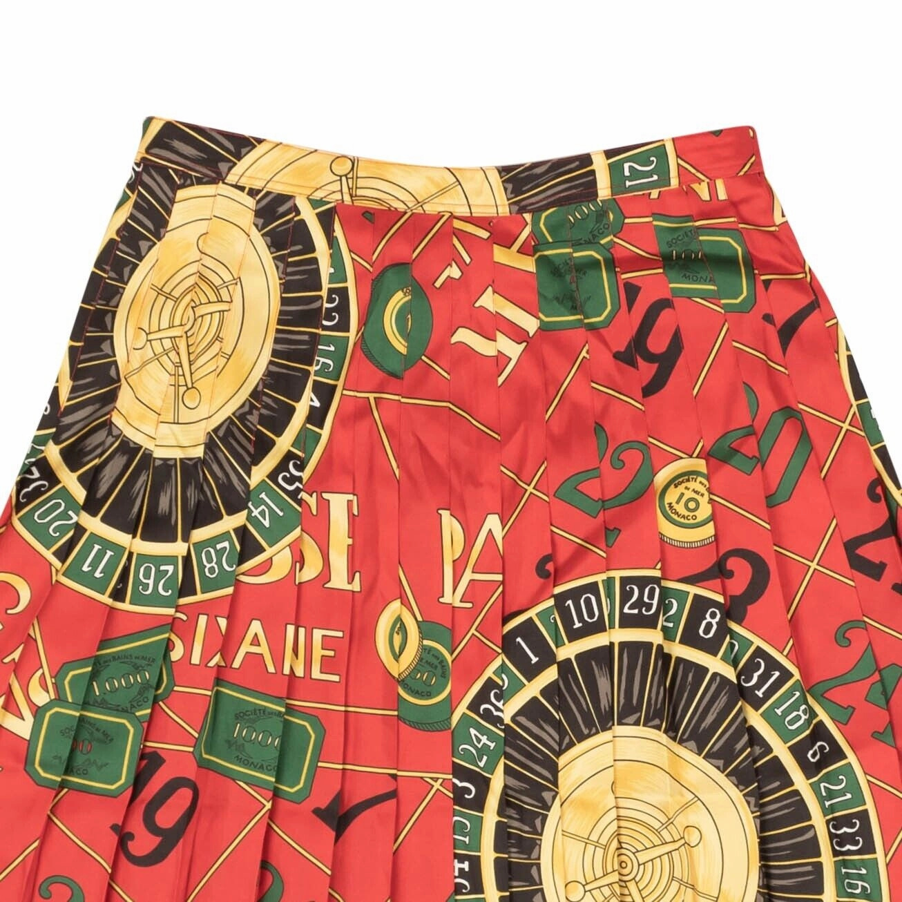 Polo By Ralph Lauren Pleated Reissue Print Long Skirt - Red