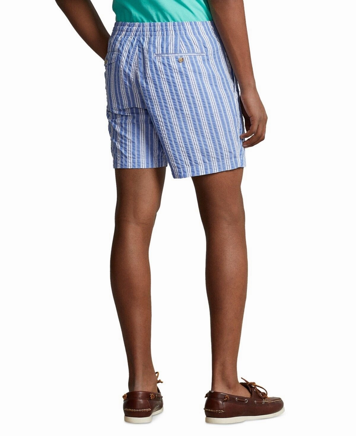 Polo Ralph Lauren Shorts Men's Preps Blue Cotton Striped 6" Classic-Fit MCWW212