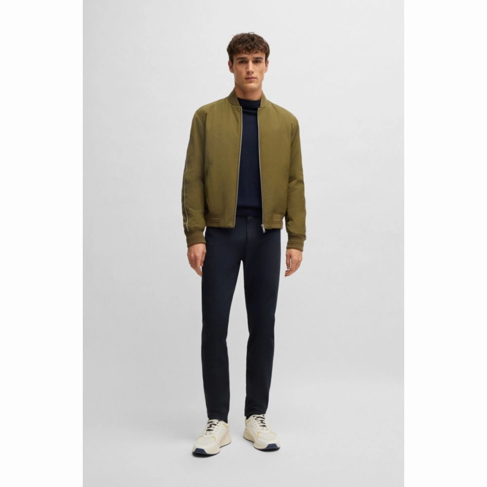 Porsche x  tapered-fit jeans in blue performance-stretch denim